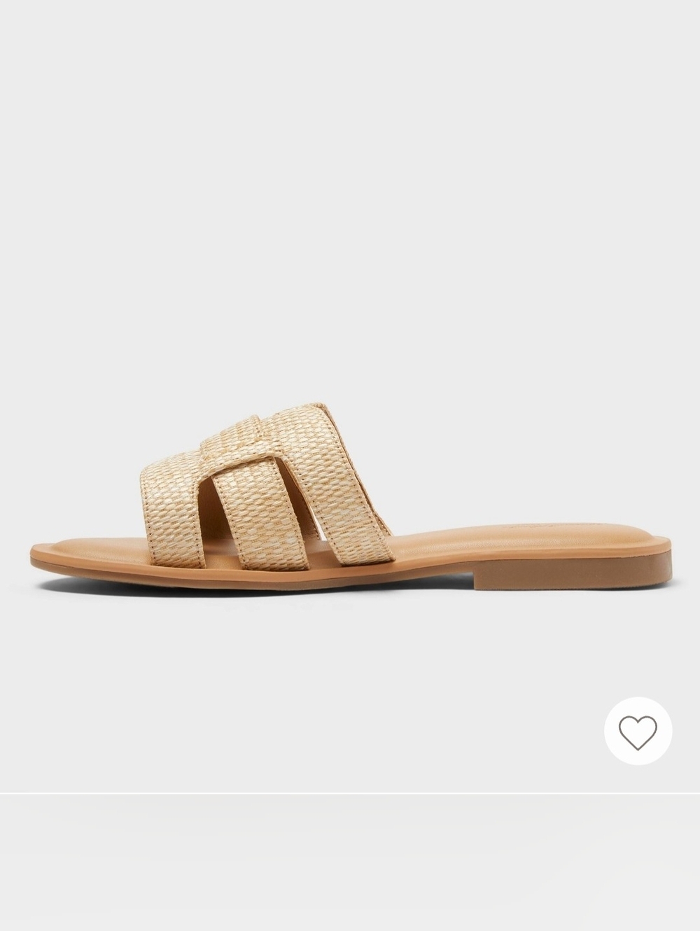 NWT! Universal Thread, Carla Sandals with Memory Foam Insole, Tan, Size 7 - Picture 3 of 13